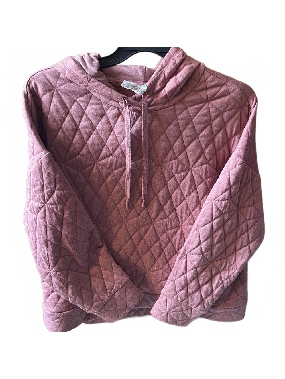 RBX Live Life Active Quilted Hoodie Sweatshirt 2X Pink